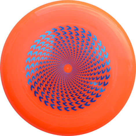 Eley Kishimoto Freestyle "Flash" Frisbee - Orange