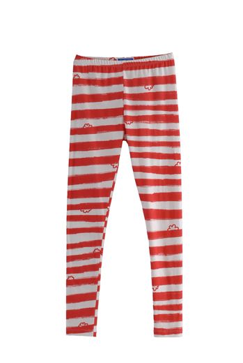 HSS12 WONDER BORDER LEGGINGS - RED