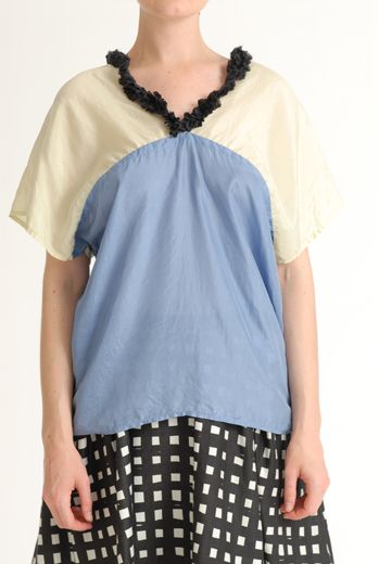 SS12 SILK HABOTAI ALL SQUARE TOP - VARIOUS