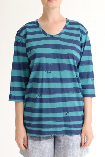 SS12 WONDER BORDER METRO TEE - VARIOUS