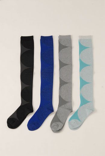 SS13 BIG CIRCLE OVER KNEE SOCKS