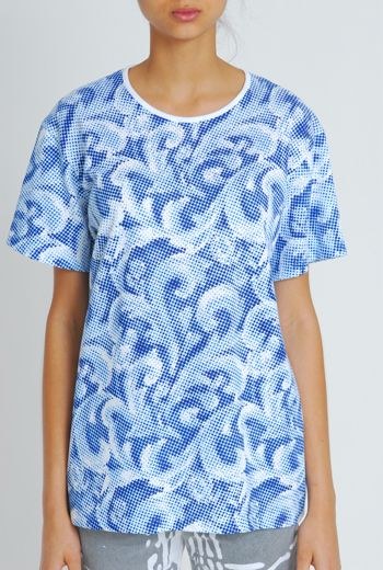 SS11 EMPERORS NEW CLOTHES UNISEX TEE - BLUE