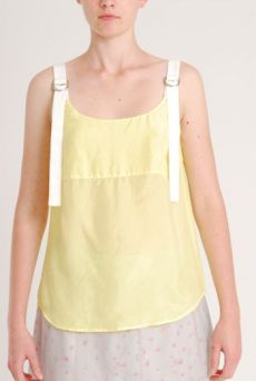 SS10 WASHED HABOTAI CAMISOLE - YELLOW