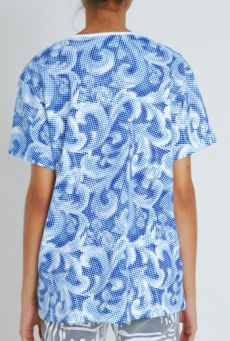SS11 EMPERORS NEW CLOTHES UNISEX TEE - BLUE - Other Image