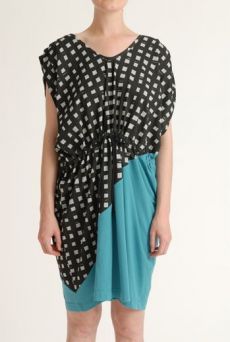 SS12 LAZY GRID TARAMASALATA DRESS -VARIOUS - Other Image