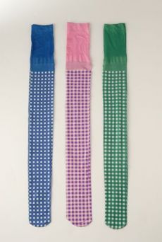 SS12 GINGHAM CHECK TIGHTS - VARIOUS