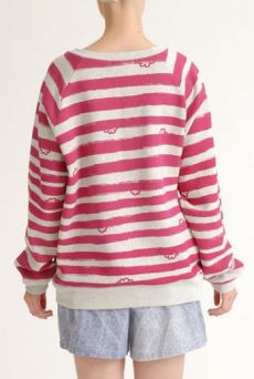 SS12 WONDER BORDER RAGLAN SWEATSHIRT - VARIOUS - Other Image