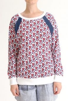 SS12 MINI MEAN ROSES RACING RAGLAN TOP - RED