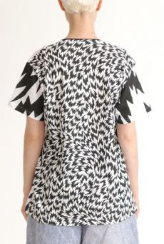 SS12 FLASH/GIANT FLASH UNISEX TEE - BLACK - Other Image