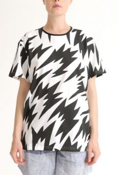 SS12 FLASH/GIANT FLASH UNISEX TEE - BLACK