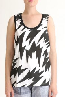 SS12 FLASH FLASH UNISEX VEST - BLACK