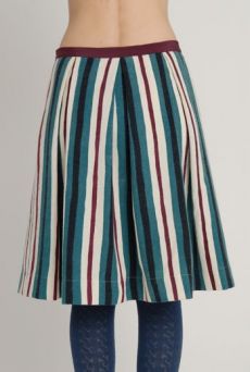 AW1213 WONKY COLLEGE STRIPE PLEAT SKIRT - VARIOUS - Other Image