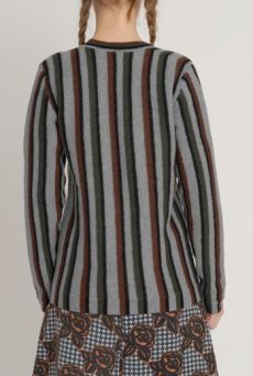 AW1213 BOILED COLLEGE CARDIGAN - VARIOUS - Other Image