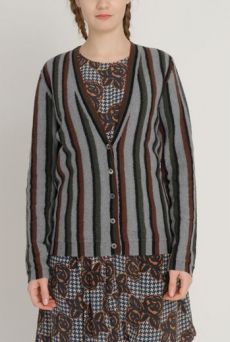AW1213 BOILED COLLEGE CARDIGAN - VARIOUS - Other Image