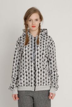 AW1213 KNIT YOU LIKE HYPER HOODY - SAND