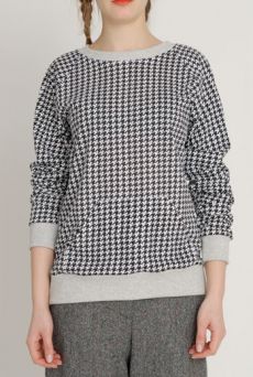 AW1213 HOUNDS CHASE RACING RAGLAN TOP - BLACK