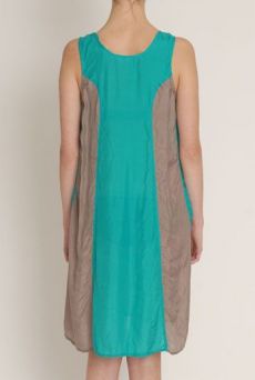 SS13 SILK HABOTAI BIG POCKET DRESS - Other Image