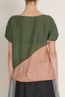 SS13 SILK HABOTAI DIAGONAL TOP - Other Image