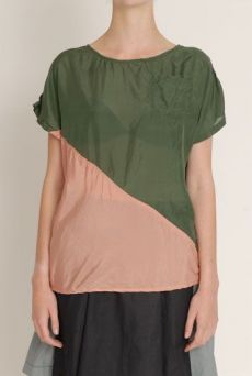 SS13 SILK HABOTAI DIAGONAL TOP