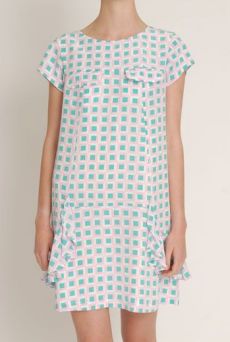 SS13 BLOCKED SUNFLOWER DRESS