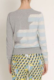 SS13 CUBOID STRIPE CARDIGAN - Other Image