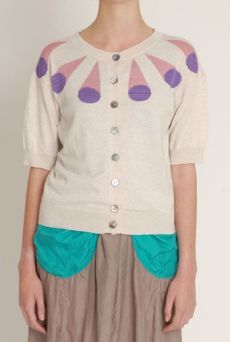 SS13 CONE NECK CARDIGAN - Other Image