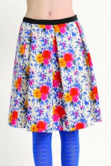 AW1314 IMPRESSIONS BOUQUET PLEAT SKIRT