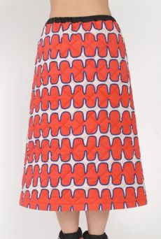 AW15 FISHBONE BORDERS QUILTED SKIRT - Other Image