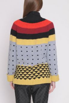 AW16 GRAPHIC FOLK CARDIGAN - Other Image